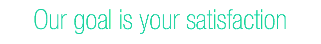 Our goal is your satisfaction