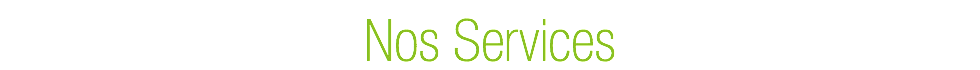 Nos Services